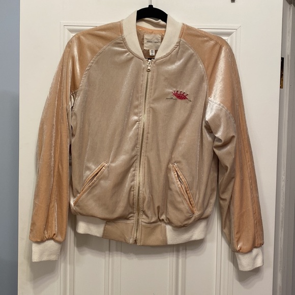 Mermaid embroidered bomber jacket - Picture 3 of 4